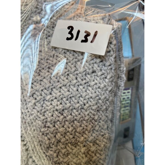 Lands End Womens Grey Cable Knit Sweater M Cotton - Picture 9 of 9